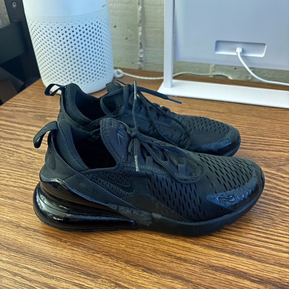 Nike Black Air Max 270 Athletic Shoes